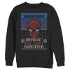 Men’s Marvel Spider-Man Grandma’s Heroic Holiday Sweatshirt