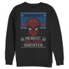 Men’s Marvel Spider-Man Grandpa’s Heroic Holiday Sweatshirt