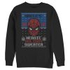Men’s Marvel Spider-Man Uncle’s Heroic Holiday Sweatshirt