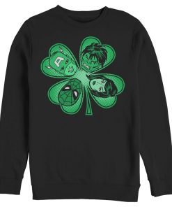 Men’s Marvel St. Patrick’s Day Hero Four-Leaf Clover Sweatshirt