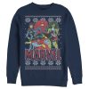 Men’s Marvel Ugly Christmas Girl Power Sweatshirt