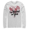 Men’s Peter Pan Valentine’s Day Captain Hook I’m Hooked on You Long Sleeve Shirt