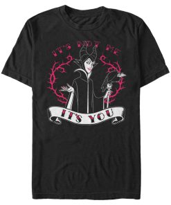 Men’s Sleeping Beauty Maleficent Valentine’s Day It’s Not Me, It’s You T-Shirt