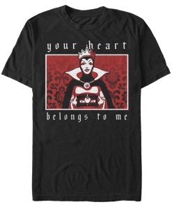 Men’s Snow White and the Seven Dwarfs Evil Queen Your Heart Belongs To Me Box T-Shirt