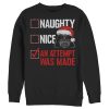 Men’s Star Wars Christmas Vader Attempt Made Sweatshirt