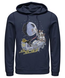 Men’s Star Wars Darth Vader Starry Sleigh Pull Over Hoodie