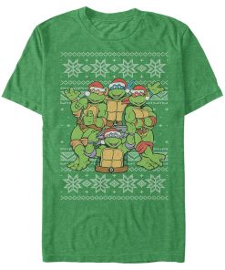 Men’s Teenage Mutant Ninja Turtles Ugly Christmas Sweater T-Shirt