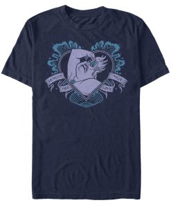 Men’s The Little Mermaid Ursula So Much For True Love Heart T-Shirt