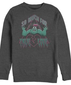 Men’s The Little Mermaid Ursula So Much For True Love Sweatshirt