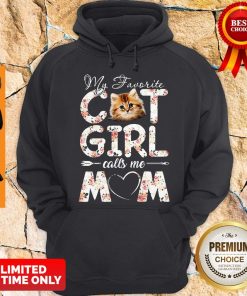 Official My Favorite Cat Girl Calls Me Mom Shirt