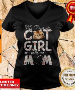 Official My Favorite Cat Girl Calls Me Mom Shirt 3