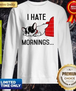 Official Pug I Hate Morning Shirt 5