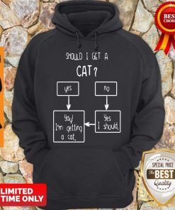 Official Should I Get A Cat Yes Or No Shirt