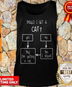 Official Should I Get A Cat Yes Or No Shirt 4