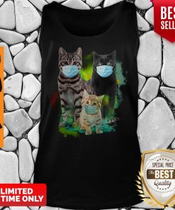 Official Three Cat Wear Face Mask Shirt