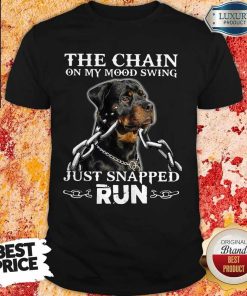 The Chain On My Mood Swing Just Snapped Run Dog Shirt