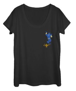 Women’s Aladdin Genie Badge Scoop Neck