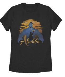 Women’s Aladdin Genie Sunset Silhouette T-Shirt