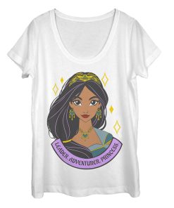 Women’s Aladdin Jasmine Leader Portrait Scoop Neck
