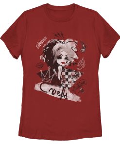 Women’s Cruella Fashion Sketch T-Shirt