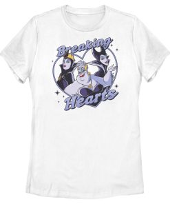 Women’s Disney Villains Valentine’s Day Breaking Hearts T-Shirt