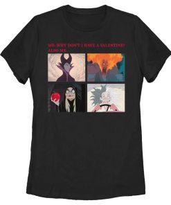 Women’s Disney Villains Valentine’s Day Meme EVIL T-Shirt