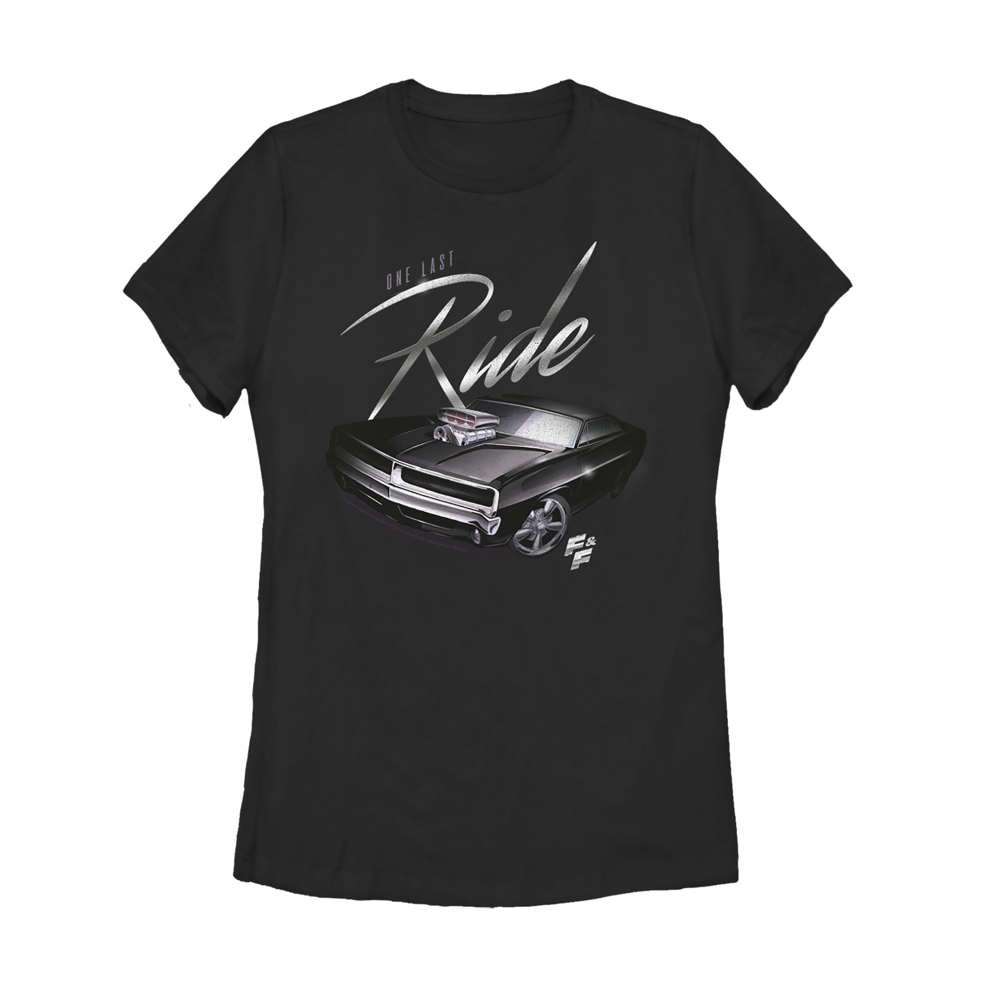 Women's Fast & Furious One Last Ride Cursive T-Shirt Women's Fast & Furious One Last Ride Cursive T-Shirt