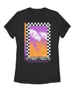Women’s Fast & Furious Retro Street Racing Poster T-Shirt
