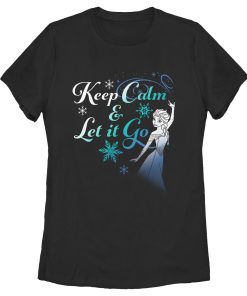 Women’s Frozen Elsa Keep Calm T-Shirt