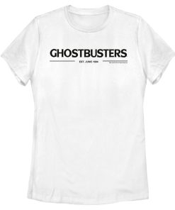Women’s Ghostbusters Black Logo T-Shirt