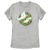Women’s Ghostbusters Christmas Wreath Logo T-Shirt