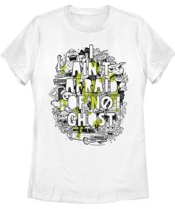 Women’s Ghostbusters I Ain’t Afraid of No Ghost Monsters T-Shirt