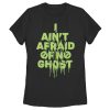 Women’s Ghostbusters I Ain’t Afraid of No Ghost Streak T-Shirt