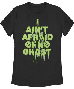 Women’s Ghostbusters I Ain’t Afraid of No Ghost Streak T-Shirt