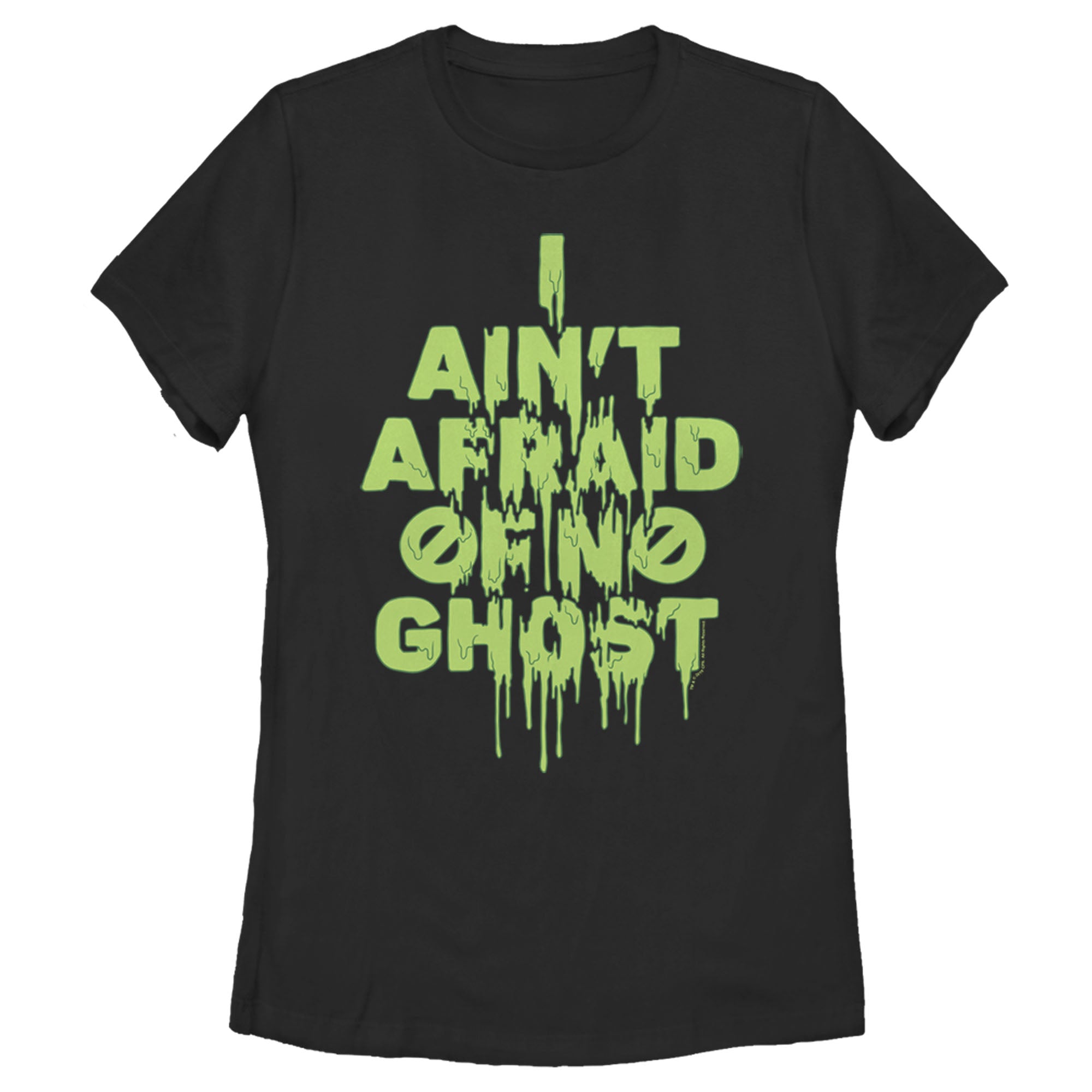 Women's Ghostbusters I Ain't Afraid of No Ghost Streak T-Shirt Women's Ghostbusters I Ain't Afraid of No Ghost Streak T-Shirt