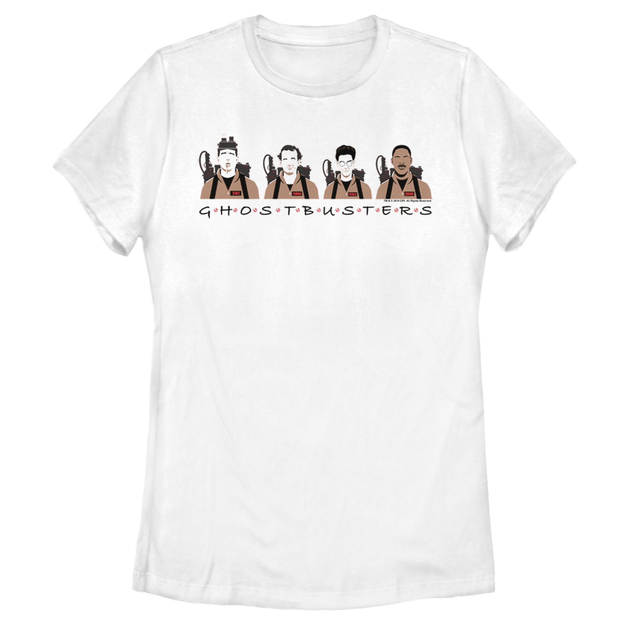 Women's Ghostbusters Partners and Friends Logo T-Shirt Women's Ghostbusters Partners and Friends Logo T-Shirt