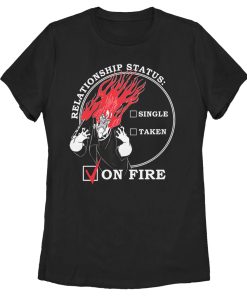 Women’s Hercules Hades Valentine’s Day Status, ON FIRE! T-Shirt
