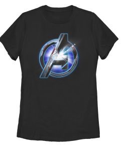 Women’s Marvel Avengers Endgame Arc Reactor Logo T-Shirt