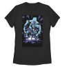 Women’s Marvel Avengers Endgame Galactic Battle Cartoon T-Shirt