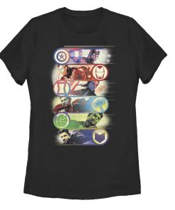 Women’s Marvel Avengers Endgame Hero Swipe Button T-Shirt