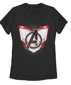 Women’s Marvel Avengers Endgame Logo Quantum Suit T-Shirt