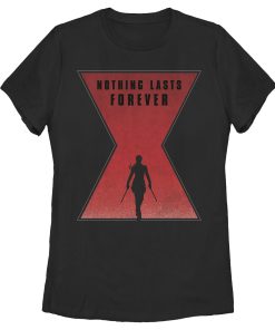 Women’s Marvel Black Widow Hourglass Nothing Lasts T-Shirt