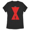 Women’s Marvel Black Widow Hourglass Poster T-Shirt
