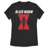 Women’s Marvel Black Widow Hourglass Silhouette T-Shirt