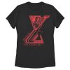 Women’s Marvel Black Widow Hourglass Symbol T-Shirt