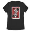Women’s Marvel Black Widow Sister Playing Card T-Shirt