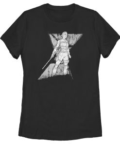 Women’s Marvel Black Widow Yelena Grunge T-Shirt