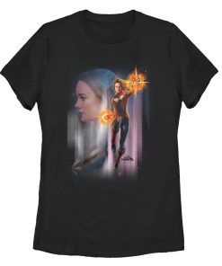 Women’s Marvel Captain Marvel Galactic Profile T-Shirt
