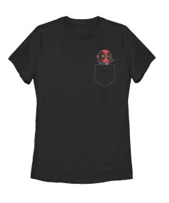 Women’s Marvel Deadpool Mini Pocket Friend T-Shirt