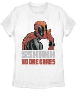 Women’s Marvel Deadpool No One Cares T-Shirt